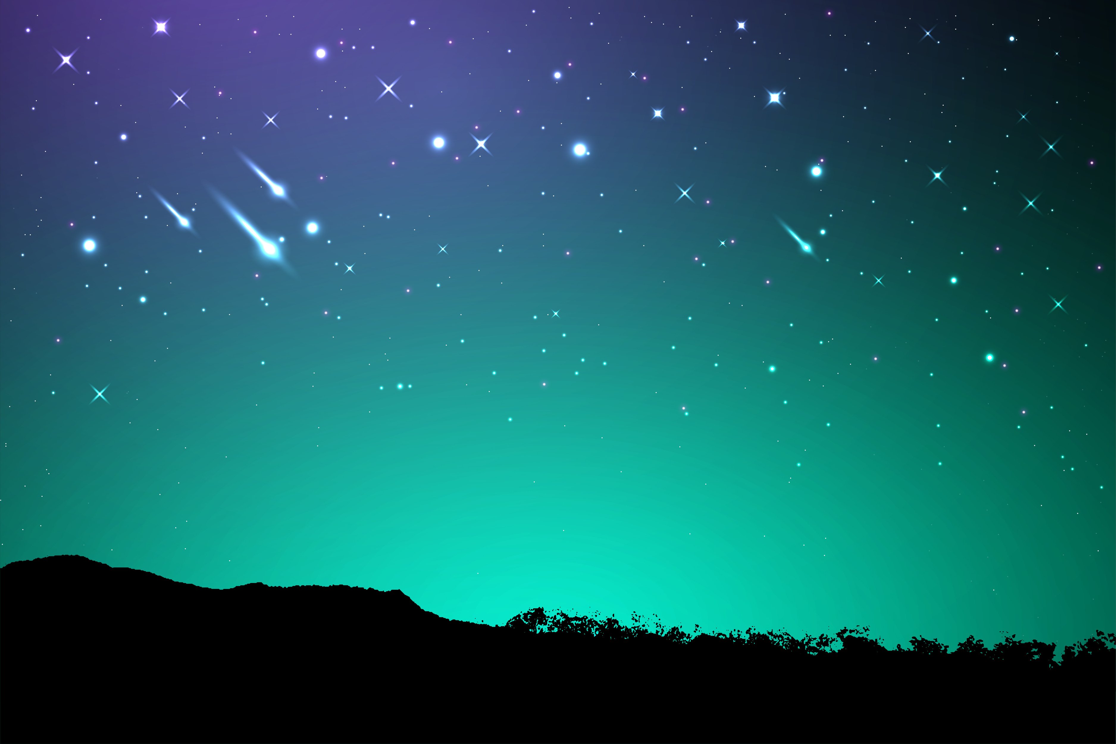 Starry Sky Background 